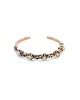 bransoletki wire wrapping Miedziana bransoleta mankietowa z cytrynem 7