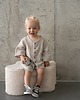 chłopiec - inne Komplet muślinowy koszula oversize i spodenki warm beige 3