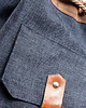 torebki różne  worek plecak-navy blue&brown&stripes-zamówienie 6