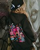 bluzy dla dziewczynki Dres oversize Teddyland czarny 4