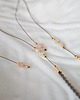 chokery Naszyjnik choker z makramy boho z kamieniem księżycowym 4