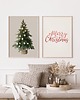 plakaty Plakat Swiąteczny na ścianę A3 Minimalistyczny Plakat nowoczesny Choinka 2