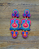 kolczyki soutache Kiko- etniczne kolczyki soutache 2