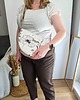 torby na ramię Torebka Półokrągła Listonoszka MOON w kwiaty 3