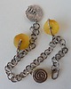 bransoletki wire wrapping -bursztyny na surowo- 5