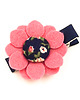 ozdoby do włosów dla dzieci Spinka do włosów różowy kwiatek Renate 1