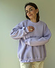 bluza bez kaptura damska Bluza Cheer long lavender 4