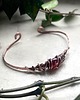 bransoletki wire wrapping Miedziana elfia bransoletka z karneolem 4