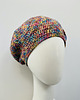 czapki damskie Wiosenny beret damski z antenką ręcznie robiony bawełna one size 4