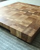 deski do krojenia i tace Dębowa deska do krojenia w stylu End Grain. Sztorcowy blok do krojenia. 5