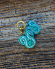 kolczyki soutache Malutkie turkusowe kolczyki sutasz 3