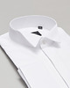 koszule męskie Koszula męska na spinki enna 00417 biały slim fit 1