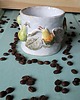 kubki Ceramiczny kubek z motywem gruszki. 2