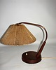 lampy stołowe Lampa stołowa Temde, Szwajcaria lata 60.  Tek, Vintage 6