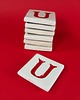 magnesy Ceramiczny magnes, czerwona literka U 2