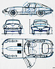 t-shirty męskie koszulka JAGUAR E-TYPE tshirt 1