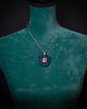 wisiory Peacock eye- wisiorek soutache 2