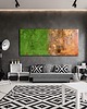 obrazy Duże nowoczesne obrazy do salonu metaliczne złocenia 80x160cm 2