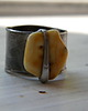 pierścionki - różne Roman Ancient Ring ;) bursztyn mleczny 2