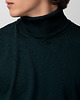 swetry męskie Sweter Męski OCELOT Zielony Butelkowy- wełniany golf 100% merino M/L 4