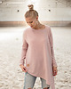 swetry damskie  Sweter asymetryczny Blush 1