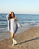 swetry damskie  Sweter handmade oversize  baby blue z wełną 7