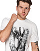 t-shirty męskie T-shirt męski UNDERWORLD Dragon biały 2