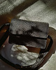 torby na ramię Torebka skórzana - pyton czarny - tłoczona - Wonder bag 5