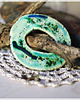 wisiory Wisior ceramiczny "0" w zieleniach, dwustronny 3
