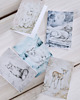 obrazy i plakaty do pokoju dziecięcego Lovely Bear Bilecik White / denim 3