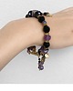 bransoletki z kamieni naturalnych Hamsa & Sun - Bransoletka Ochrony Ametyst Obsydian Hematyt 5