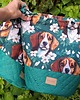 kosmetyczki Kosmetyczka worek duży "beagle i kwiatki" 6