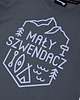 t-shirty dla chłopców Koszulka dziecięca MAŁY SZWENDACZ szara 3-4 lata 2