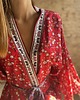 marynarki damskie Szlafrok narzutka kimono z wiskozy beż 6