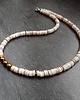 chokery Kremowa muszla srebro 925 5
