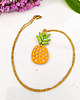 wisiory Naszyjnik ananas, wisiorek z ananasem amulet na lato, wakacje, boho 1
