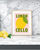 plakaty Limoncello poster, plakat cytryny,  dekoracja ścienna kuchni 1