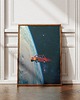 plakaty Plakat podróżniczy - Maluch w kosmosie - Kolaż minimalistyczny 5
