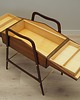 stoliki kawowe Stolik niciak orzechowy, włoski design, lata 70, produkcja: Włochy 6