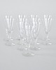 szklanki i kieliszki Komplet kieliszków kryształowych, duński design, lata 70, produkcja: Dania 2