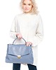 torebki do ręki Torba Skórzana - Aktówka w stylu vintage (6973) 7