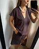 t-shirt damskie T-shirt Chillout choclate v neck 1