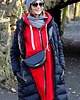 bluza bez kaptura damska Bluza długa na zamek - Czerwona 1