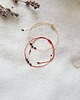 bransoletki z kamieni naturalnych Minimalistyczna bransoletka z Turmalinem  - red 1