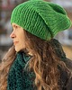 czapki damskie Przejściowa czapka Dimma z alpaki zielona 1