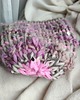 czapki damskie Wełniana czapka szaro różowa na drutach WOOLLY pink fantasy 6