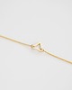 złote naszyjniki 16k Gold Plated Tiny Triangle Necklace 4