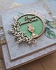 kartki scrapbooking Kartka na Komunię dla dziewczynki (w kopercie) 1