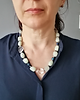 kolie Naszyjnik jadeit perły 2
