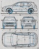 t-shirty męskie koszulka VOLKSWAGEN GOLF 7 - 1 GRAY tshirt 1